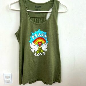 NWOT Boho Peace & Love Tank from Soul Flower